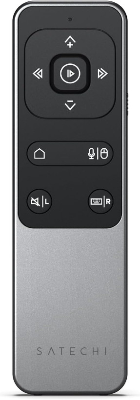 کنترل از راه دور بلوتوث Satechi، کنترل از راه دور چندرسانهای R2 در حالت ارائه و رسانه، برای MacBook Air و Pro M4 M3، iPad Air و Pro M4 M3، با ویندوز 10/11 سازگار نیست ن1