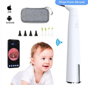 دوربین گوش بی سیم جدید 3.9 میلی متری 1080P HD با قابلیت پاکسازی گوش با 6 LED برای کودکان و بزرگسالان، پشتیبانی از اندروید و آیفون م0