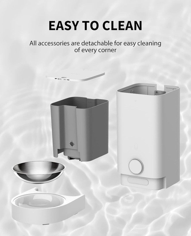 ظرف غذای اتوماتیک حیوان خانگی برند petkit با ظرفیت 2.8 لیتر ن0