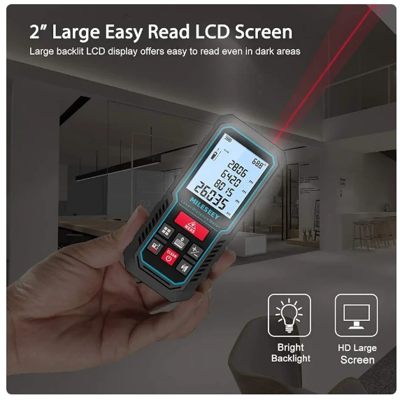 متر لیزری MILESEEY D5 س0