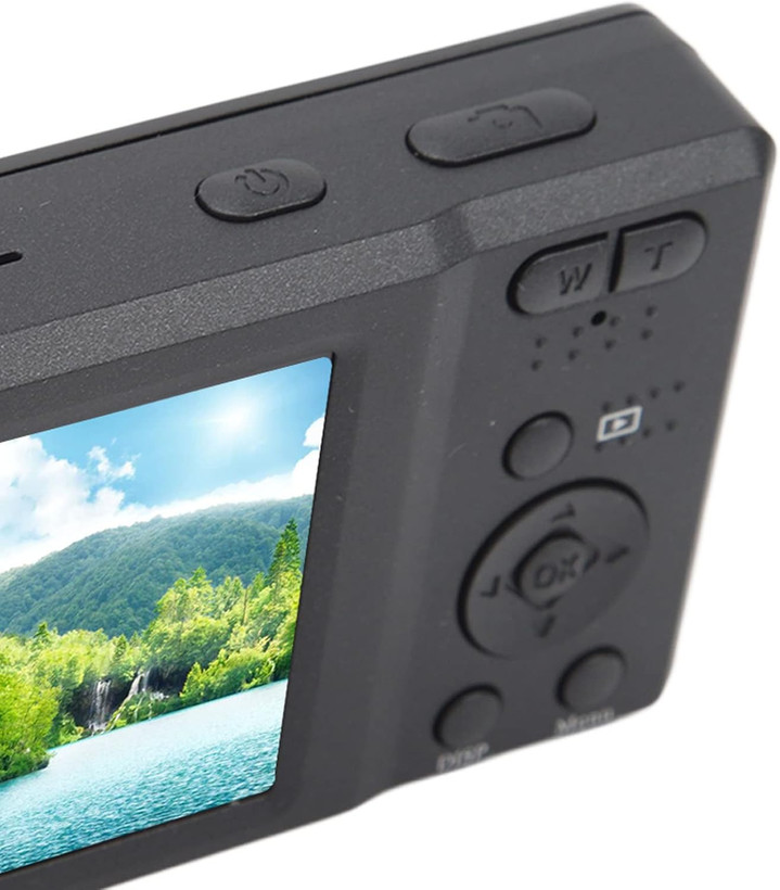 دوربین دیجیتال 4K، دوربین 56 مگاپیکسلی با زوم دیجیتال 20 برابر، دوربین مسافرتی 2.7 اینچی، فلش داخلی، پشتیبانی از کارت حافظه تا 128 گیگابایت، انتخاب خوب برای مبتدیان (مشکی) س1