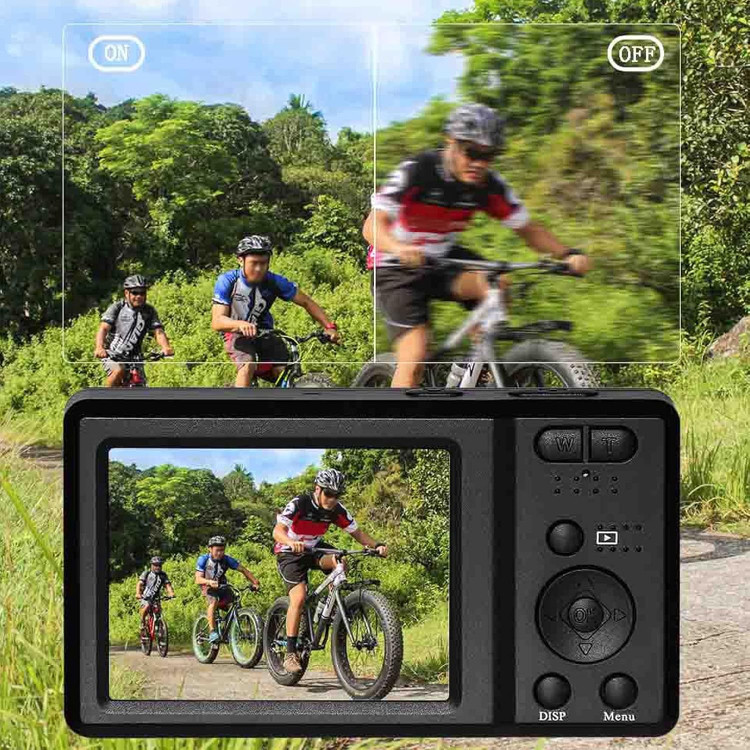 دوربین دیجیتال 4K، دوربین 56 مگاپیکسلی با زوم دیجیتال 20 برابر، دوربین مسافرتی 2.7 اینچی، فلش داخلی، پشتیبانی از کارت حافظه تا 128 گیگابایت، انتخاب خوب برای مبتدیان (مشکی) س1