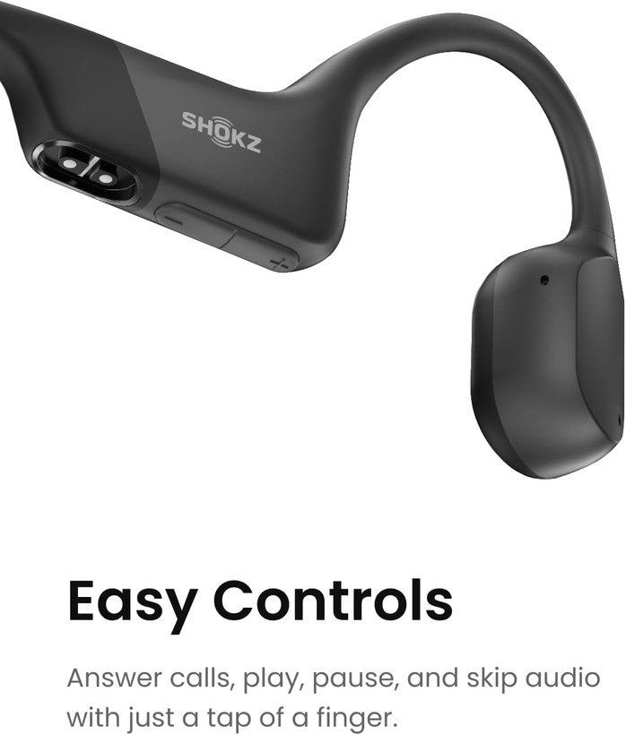هدفون اورجینال بی سیم افترشاکز Shokz مدل S803 OpenRun با قابلیت حذف نویز و مقاومت در برابر آب مدل S803 رنگ س1