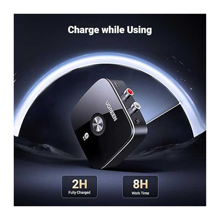 مبدل گیرنده بلوتوث صوتی مدل CM123 برند UGREEN س0