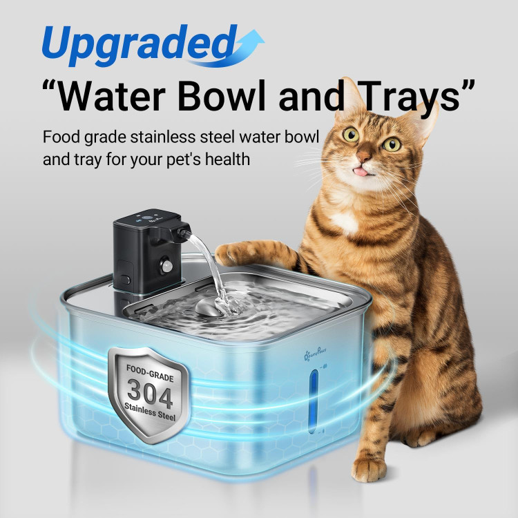 آبخوری تمام استیل مدل --dpwfp6fs برند downypaws م1