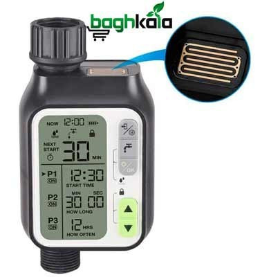 تایمر آبیاری هوشمند HCT-355 با سنسور باران ن0