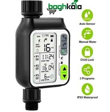 تایمر آبیاری هوشمند HCT-355 با سنسور باران ن0