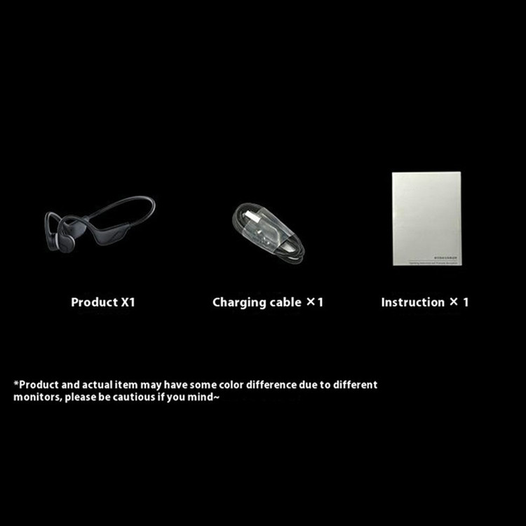 هدفون بیسیم ضد آب X3 با قابلیت هدایت استخوانی، مناسب برای دویدن و ورزش س1