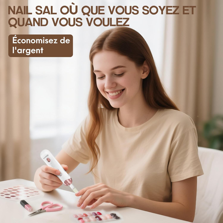 ست مانیکور/پدیکور Eletorot، سوهان ناخن برقی با ۸ قطعه ناخنگیر، ست مراقبت از ناخن با چراغ LED و ست مراقبت از پا حرفهای به همراه باتری، هدیه برای س1