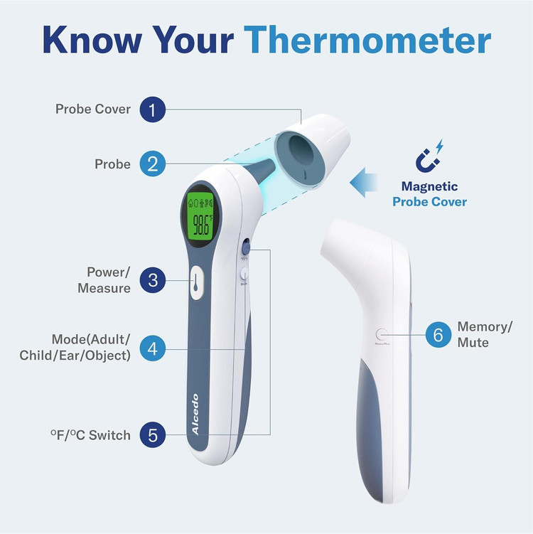 تب سنج بدون تماس Alcedo jpd-fr300 س1