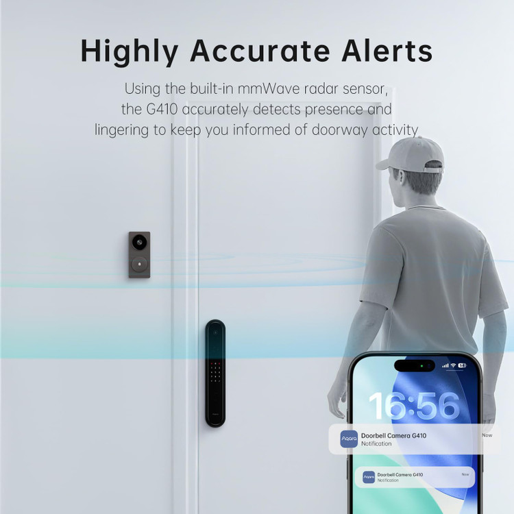 زنگ درب هوشمند Aqara Doorbell Camera Hub G410 ن1