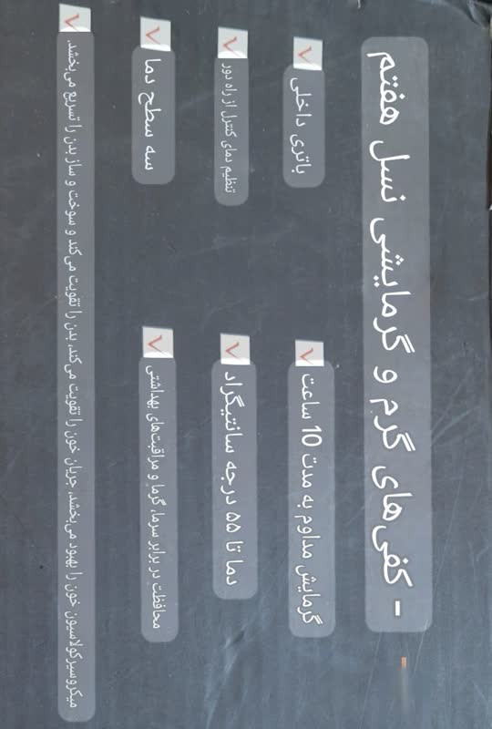 کفی طبی رحس مدل حرارتی 2100 میلی آمپرساعت