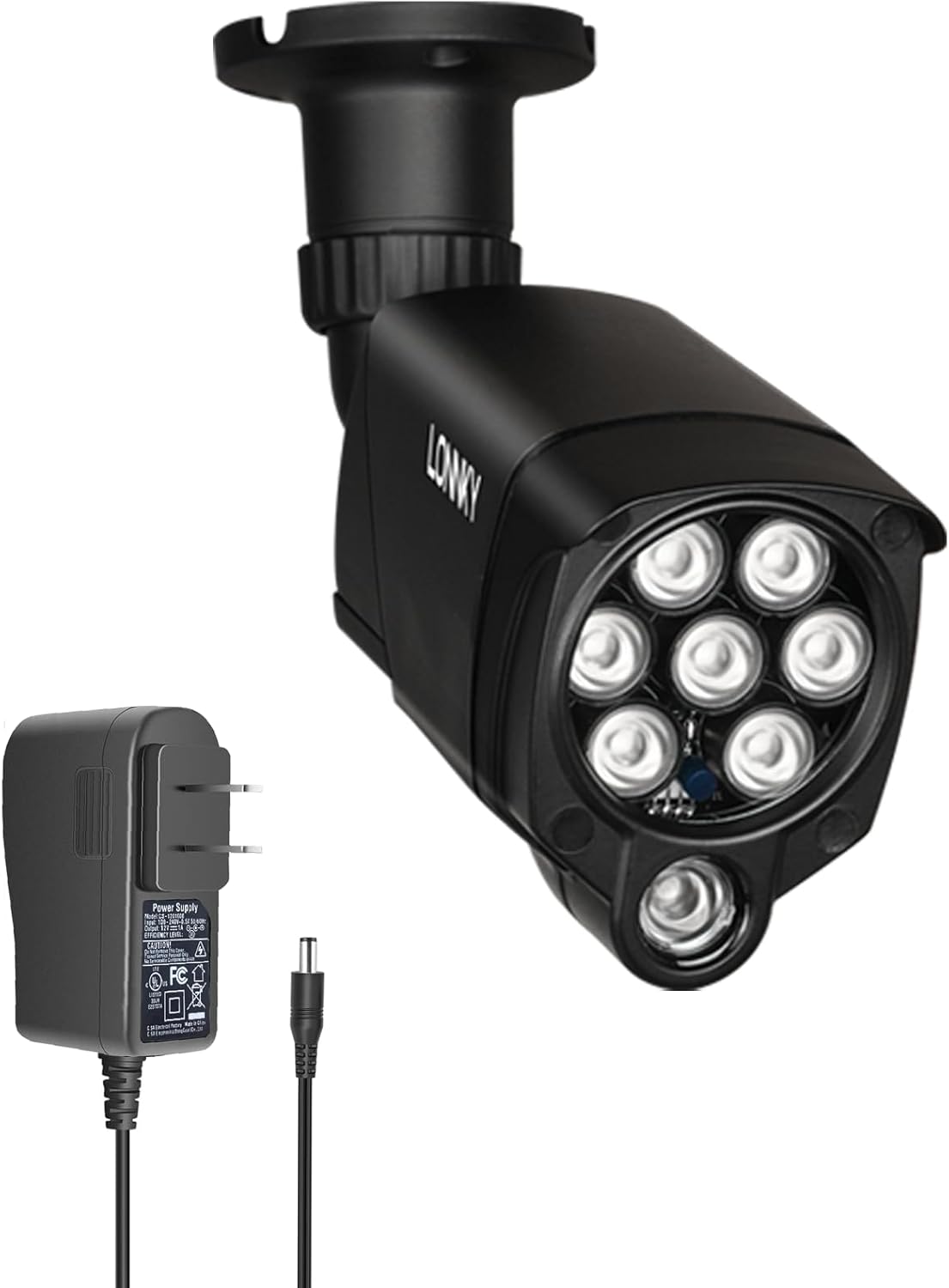 چراغ مادون قرمز LONNKY LED با زاویه دید عریض -  ۸ ال ای دی -  ۹۰ درجه و طول موج ۱۰۰ فوت، مناسب برای دوربین‌های مداربسته، دوربین IP، دوربین بولت، دوربین دام، مناسب برای استفاده در فضای باز و سرپوشیده ن1