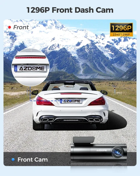 "دوربین ثبت وقایع داشبورد AZDOME M300 تک دوربین