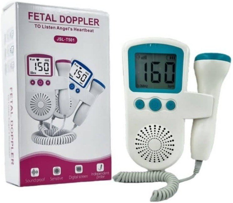 دستگاه شنود و ضبط ضربان قلب جنین(سونیکید)Baby Doppler رنگ آبی ن1
