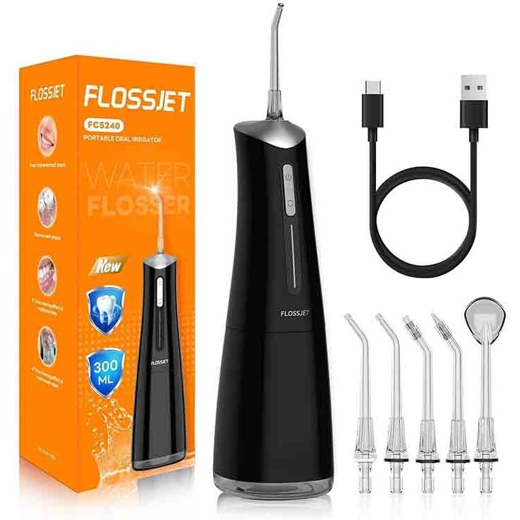 واترجت دندان FlossJet مدل FC5240 با مخزن ۳۰۰ میلیلیتری و فشار قابل تنظیم ن0