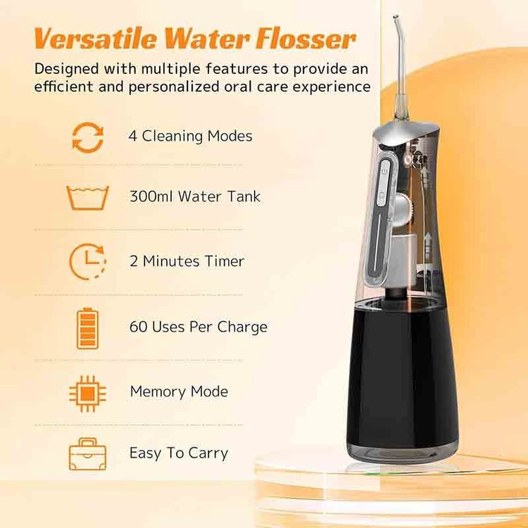 واترجت دندان FlossJet مدل FC5240 با مخزن ۳۰۰ میلیلیتری و فشار قابل تنظیم ن0