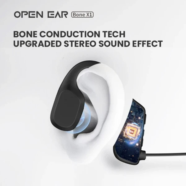 هدفون القایی استخوانی بسیار با کیفیت و سبک برند OPENEAR مدل Bone X2(بار آمازون) حافظه داخلی 16 گیگ ن1