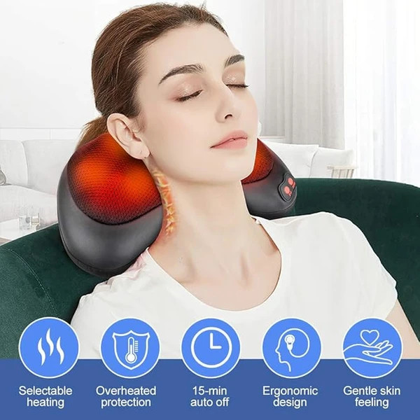 ماساژور گردن اورجینال رتبه رضایت در آمازون اروپا -- برند shiatsu ن1