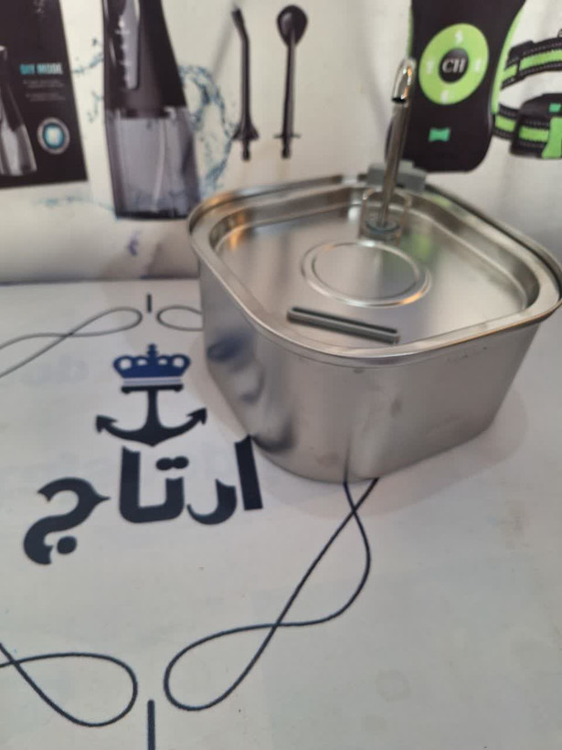 آبخوری حیوانات خانگی از جنس استیل ضد زنگ بسیار بیصدای SOOFPET با حجم ۳.۲ لیتر - مناسب برای گربهها، سگها و سایر حیوانات خانگی ن1
