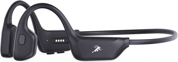 هدفون هدایت استخوانی ،Guudsoud مدل x23 بیسیم، استاندارد IPX7، ضد آب، هدفون با میکروفون، هدفون ورزشی بدون نیاز به گوش برای دویدن و دوچرخهسواری، تمرین، تناسب اندام، شارژ مغناطیسی ن1