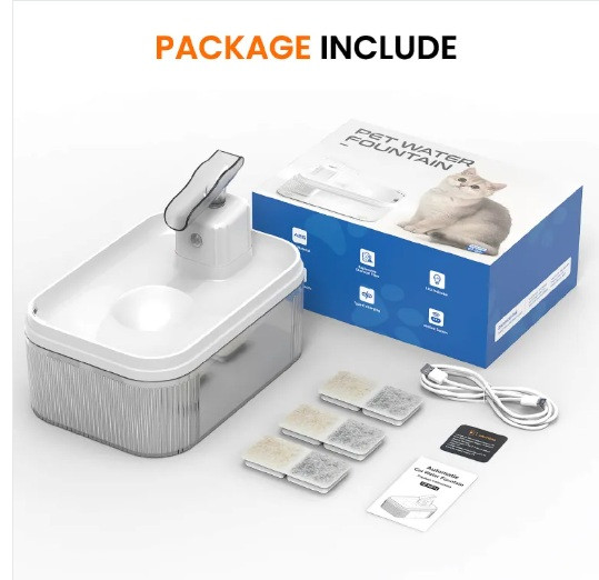 آبخوری گربه برند tize مدل tz-wf11 ظرفیت 2.5 لیتر ن1