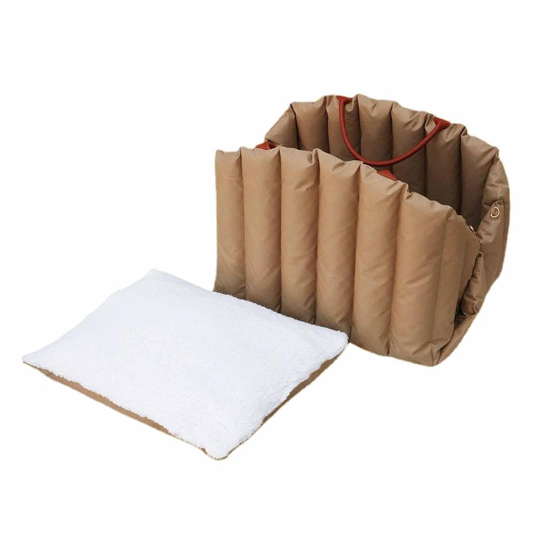 کیف حمل گربه خانگی و سگ کوچک - کیف دستی، سفر در فضای باز، لوازم حیوانات خانگی ضد لغزش، جای خواب سگ خانگی، رنگ خاکی تیره، لوازم سگ | کیف حمل و نقل و کیف دستی ن1