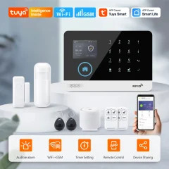 سیستم دزدگیر Tuya Smart WiFi GSM، سیم کارت خور، بیسیم، پنل لمسی