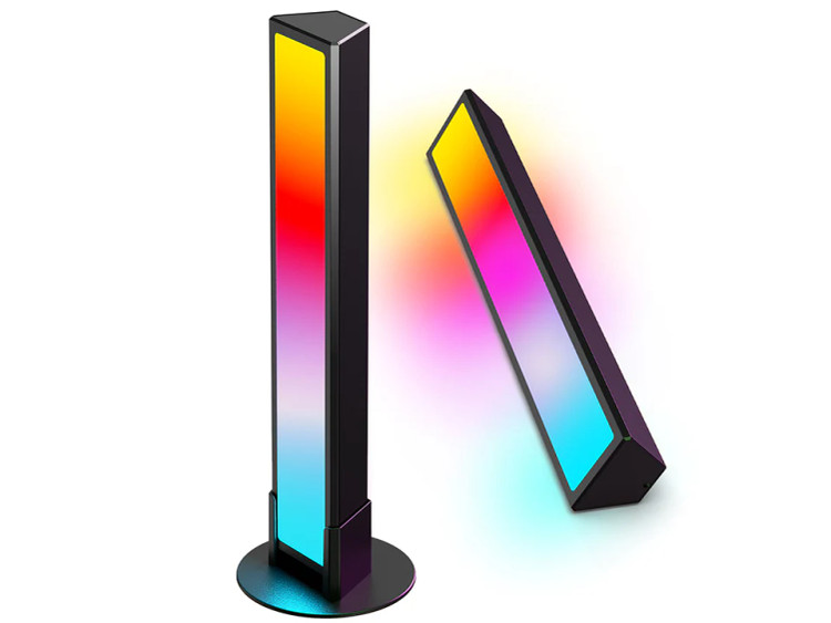 نوار نوری LED هوشمند Lytmi RGB ، هماهنگسازی با صفحه نمایش کامپیوتر و موسیقی، نورپردازی محیطی با بیش از ۴۴ حالت صحنه، کنترل صوتی، نورپردازی RGB برای تنظیمات بازی، کامپیوتر، تلویزیون، دکوراسیون اتاق ن1