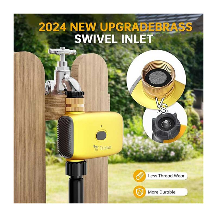 تایمر آبیاری هوشمند وایرلس با قابلیت اتصال به موبایل برند TRJZWA مدل YZD05 ن1