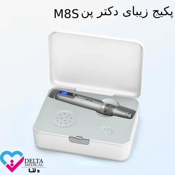 دستگاه میکرونیدلینگ دکتر پن M8S (بارکد اورجینال) محصول آکبند است (شامل 20 عدد سوزن کارتریج) ن1