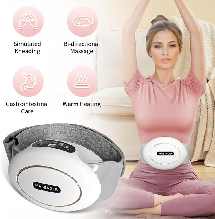 ماساژور سلولیت، دستگاه برقی معده برای صاف کردن شکم، رفع سوء هاضمه، گاز، یبوست یا گرفتگی های پریود