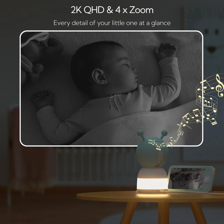 دوربین و مانیتور امنیتی کودک BOIFUN مدل Baby 6T