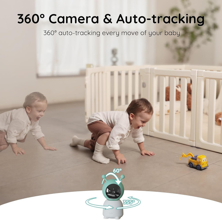 دوربین و مانیتور امنیتی کودک BOIFUN مدل Baby 6T