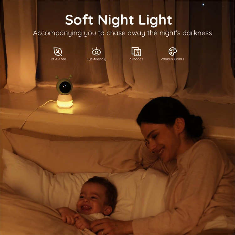 دوربین و مانیتور امنیتی کودک BOIFUN مدل Baby 6T