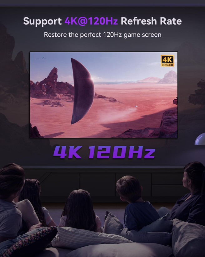 سوئیچ HDMI 2.1 ویلکام، سوئیچر HDMI اولترا اچدی 8K، اسپلیتر 2 در 1 خروجی، سوئیچ HDMI دو جهته با پشتیبانی از 4K@120Hz و 8K@60Hz، سوئیچ HDMI آلومینیومی برای PS5/4، ایکسباکس، روکو، اپل تیوی ن1