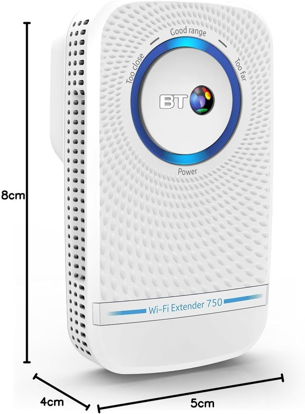 تقویت کننده وای فای - BT Wi-Fi Extender 750 با وای فای دو بانده 11ac 750 ن1