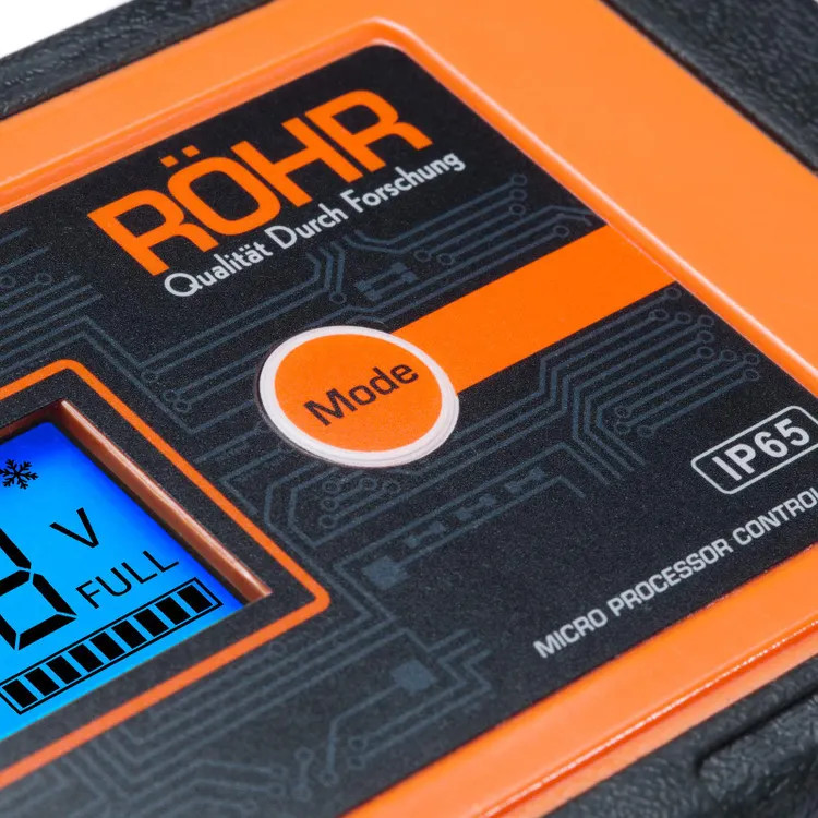 شارژر باتری هوشمند ROHR DFX-80 | شارژر اتوماتیک 12 ولت 8 آمپر با قابلیت احیای باتری ن1