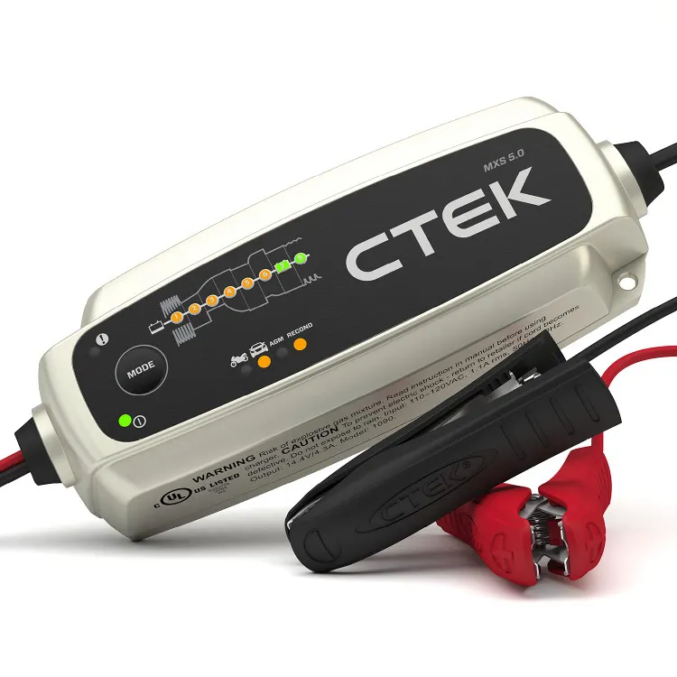 شارژر باتری هوشمند CTEK MXS 5.0 | شارژر اتوماتیک 12 ولت با فناوری 8 مرحله‌ای  ن1