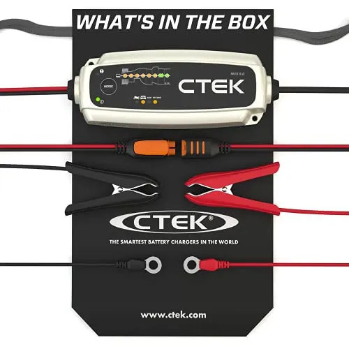 شارژر باتری هوشمند CTEK MXS 5.0 | شارژر اتوماتیک 12 ولت با فناوری 8 مرحلهای ن1