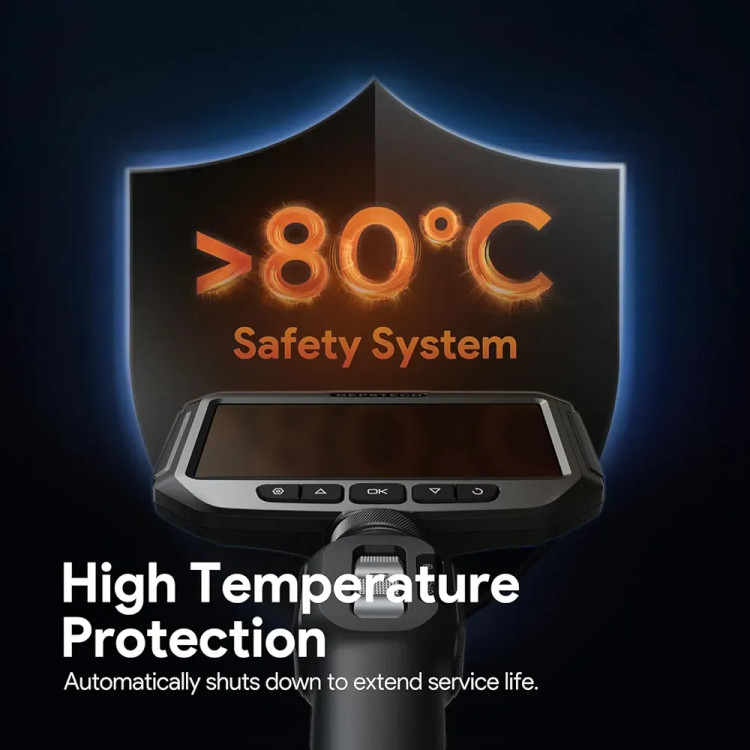 دوربین آندوسکوپی صنعتی DEPSTECH DS630DL | آندوسکوپ مفصلی دو لنزه با صفحهنمایش 5 اینچی ن1