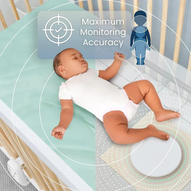 دوربین و مانیتور تنفس نوزاد Babysense True Sleep | سیستم هوشمند پایش تنفس و مانیتور تصویری 5 اینچی HD ن1