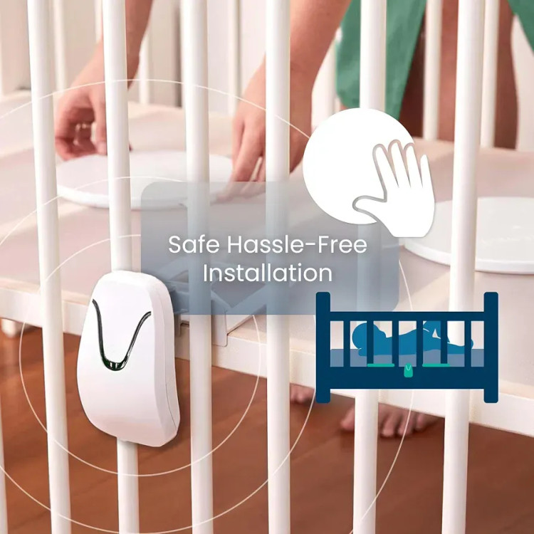 دوربین و مانیتور تنفس نوزاد Babysense True Sleep | سیستم هوشمند پایش تنفس و مانیتور تصویری 5 اینچی HD ن1