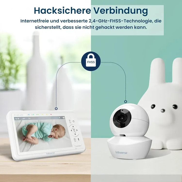 مانیتور تصویری نوزاد -s2Babysense با ۲ دوربین ن1