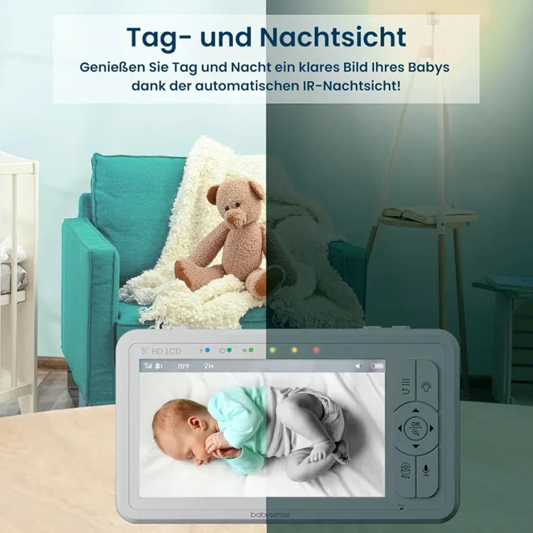 مانیتور تصویری نوزاد -s2Babysense با ۲ دوربین ن1