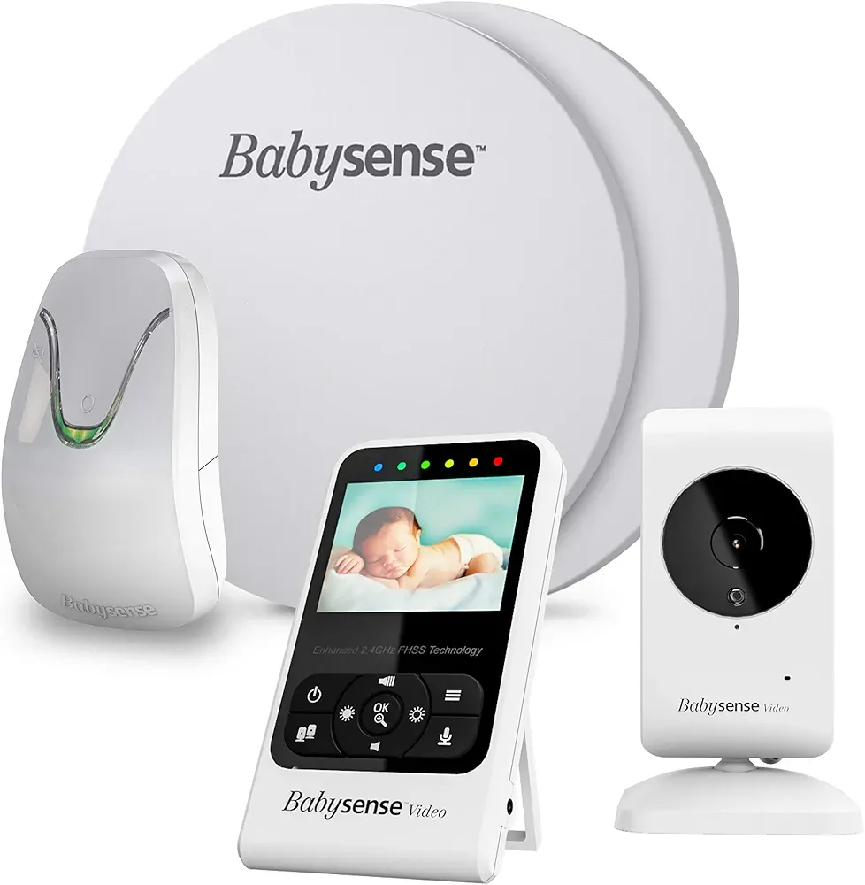 مانیتور تصویری نوزاد Babysense V43 با دوربین و نمایشگر 4.3  - با یک دوربین و مانیتور هدیه اضافه -  ن1