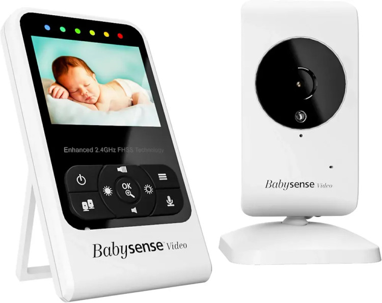 مانیتور تصویری نوزاد Babysense V43 با دوربین و نمایشگر 4.3 - با یک دوربین و مانیتور هدیه اضافه - ن1