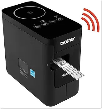 پرینتر لیبل زن Brother PT-P750W | لیبل پرینتر حرفهای وایرلس با Wi-Fi، NFC و USB ن1