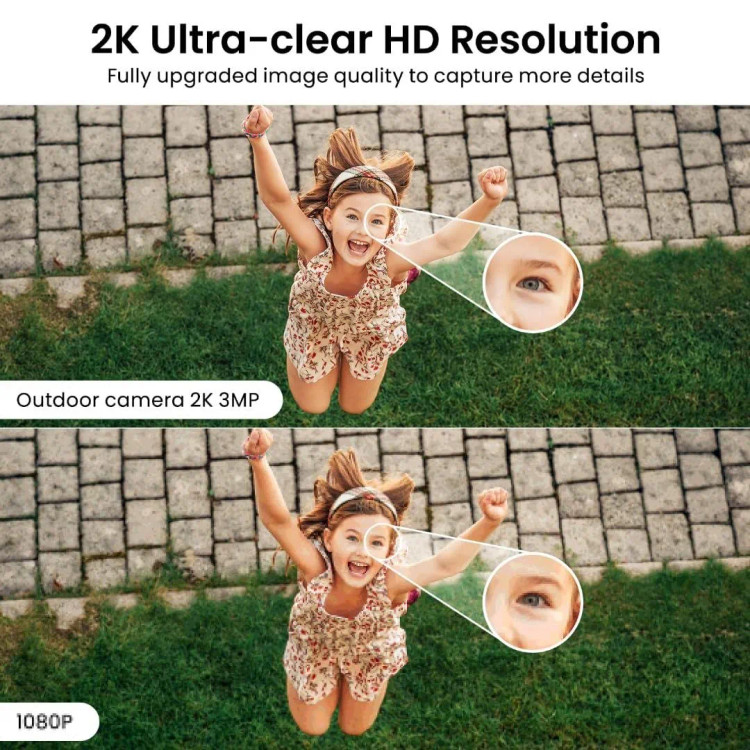 دوربین مداربسته هوشمند پک ۲ عددیAOQEE C1 2K WiFi ن1
