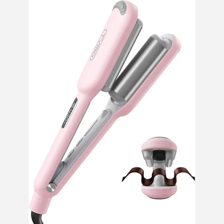دستگاه فر مو - دستگاه حالت‌دهنده مو TYMO ROVY مدل HC507P | ویور سه شاخه حرفه‌ای با فناوری یون منفی  ن1